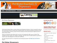 Tablet Screenshot of petwaterdispensers.net